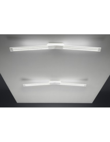 LAMPADA A PARETE/SOFFITTO STILNOVO LAMA CEILING BIANCO