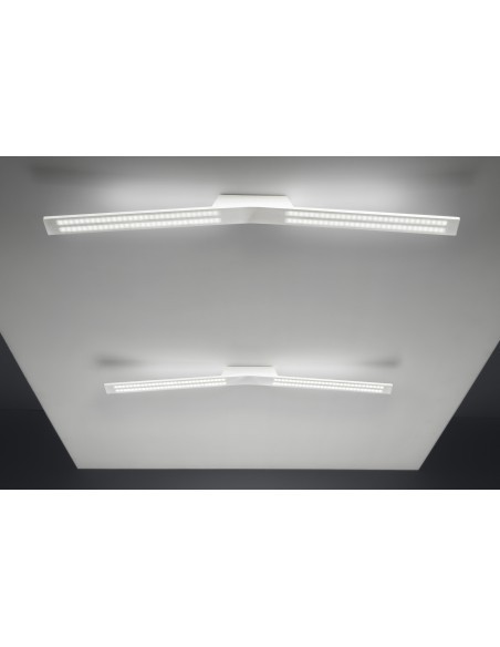 LAMPADA A PARETE/SOFFITTO STILNOVO LAMA CEILING BIANCO