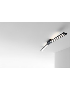 LAMPADA A PARETE/SOFFITTO STILNOVO LAMA CEILING NERO