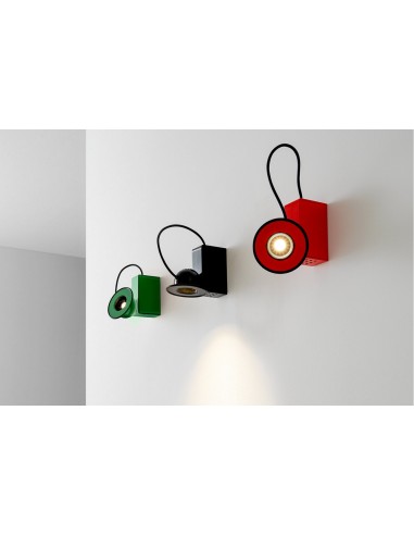 LAMPADA A PARETE/SOFFITTO STILNOVO MINIBOX VERDE