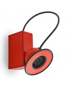 LAMPADA A PARETE/SOFFITTO STILNOVO MINIBOX ROSSO