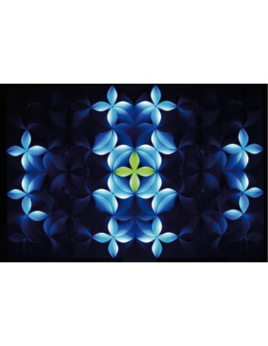 LAMPADA A PARETE/SOFFITTO STILNOVO MOONFLOWER RGB TILE BIANCO