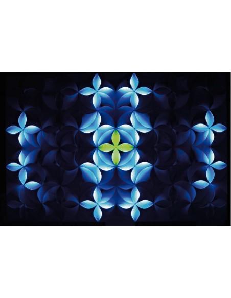 LAMPADA A PARETE/SOFFITTO STILNOVO MOONFLOWER RGB TILE BIANCO