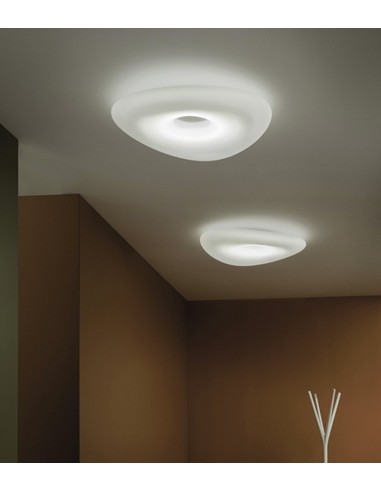 LAMPADA A PARETE/SOFFITTO STILNOVO MR MAGOO Ø76 BIANCO