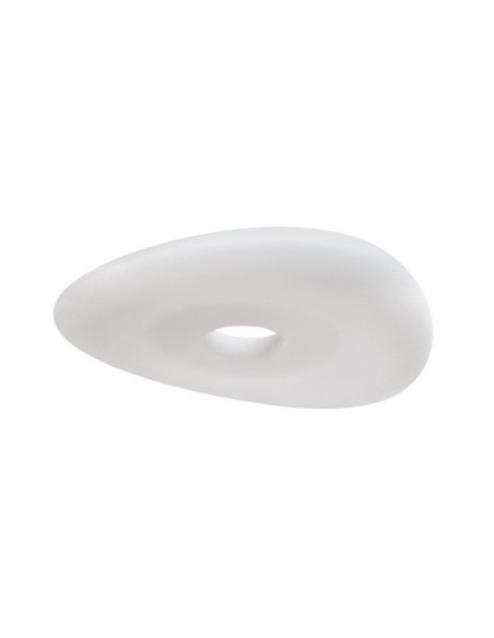 LAMPADA A PARETE/SOFFITTO STILNOVO MR MAGOO Ø115 BIANCO