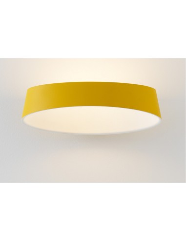 LAMPADA A PARETE/SOFFITTO STILNOVO OXYGEN WALL SML GIALLO / BIANCO