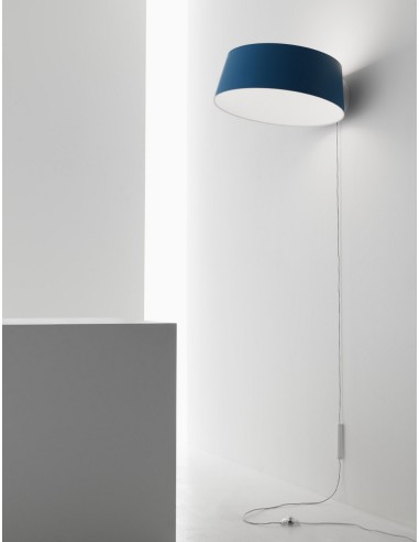 LAMPADA A PARETE/SOFFITTO STILNOVO OXYGEN WALL SML AZZURRO / BIANCO