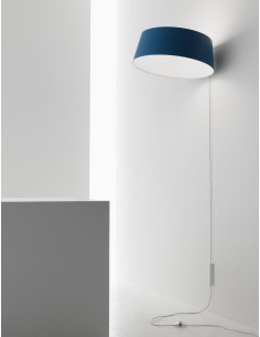 LAMPADA A PARETE/SOFFITTO STILNOVO OXYGEN WALL SML AZZURRO / BIANCO 2