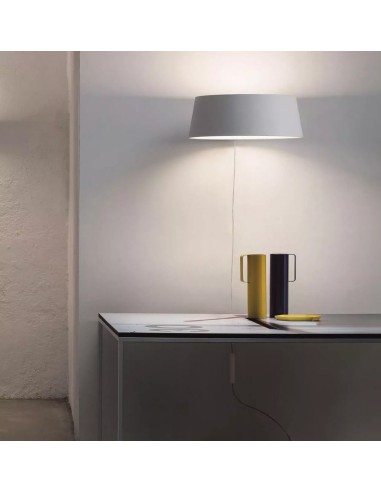 LAMPADA A PARETE/SOFFITTO STILNOVO OXYGEN WALL LRG BIANCO / BIANCO