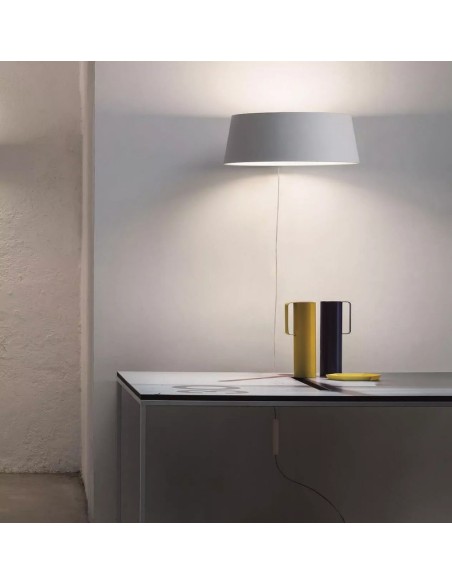 LAMPADA A PARETE/SOFFITTO STILNOVO OXYGEN WALL LRG BIANCO / BIANCO