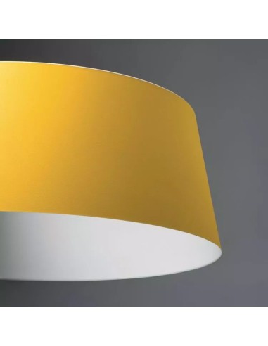 LAMPADA A PARETE/SOFFITTO STILNOVO OXYGEN CEILING Ø75 GIALLO / BIANCO
