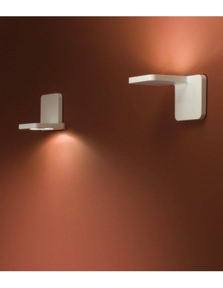 LAMPADA A PARETE/SOFFITTO STILNOVO QUAD BIANCO
