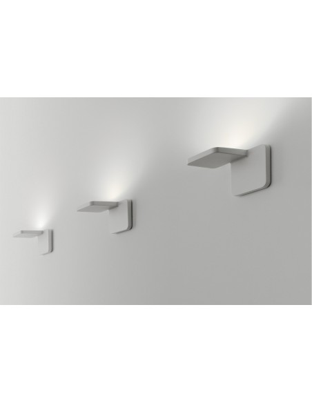 LAMPADA A PARETE/SOFFITTO STILNOVO QUAD BIANCO