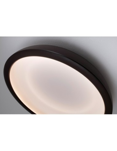 LAMPADA A PARETE/SOFFITTO STILNOVO REFLEXIO Ø65 CHOCOLATE / BIANCO