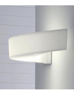 LAMPADA A PARETE/SOFFITTO STILNOVO SATURN WALL BIANCO