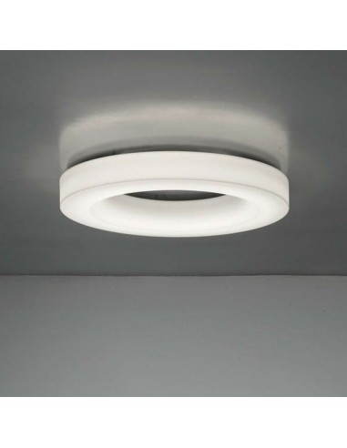 LAMPADA A PARETE/SOFFITTO STILNOVO SATURN CEILING Ø115 BIANCO
