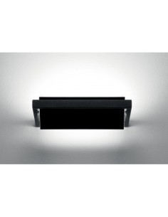 LAMPADA A PARETE/SOFFITTO STILNOVO TABLET SINGLE L16 NERO 2