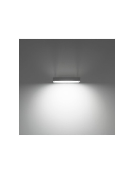 LAMPADA A PARETE/SOFFITTO STILNOVO TABLET SINGLE L24 BIANCO