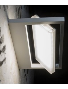 LAMPADA A PARETE/SOFFITTO STILNOVO TABLET SINGLE L 66 BIANCO 2