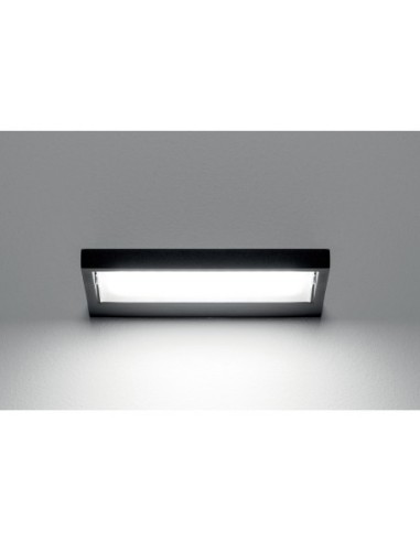 LAMPADA A PARETE/SOFFITTO STILNOVO TABLET SINGLE L66 NERO