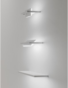 LAMPADA A PARETE/SOFFITTO STILNOVO TABLET SINGLE L96 BIANCO