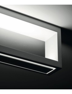 LAMPADA A PARETE/SOFFITTO STILNOVO TABLET CEILING NERO