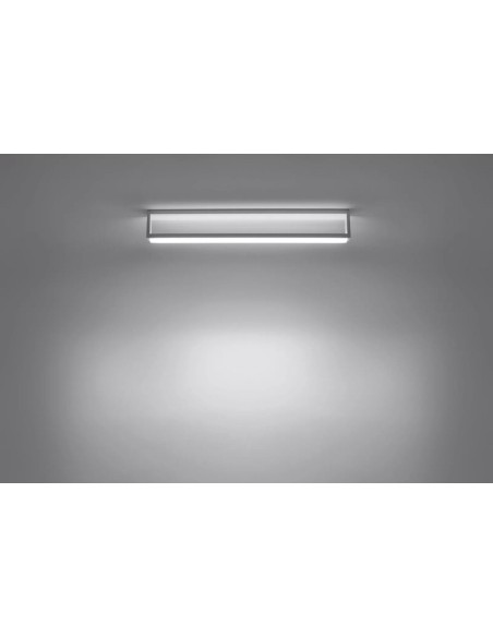 LAMPADA A PARETE/SOFFITTO STILNOVO TABLET CEILING NERO