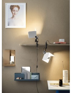 LAMPADA A PARETE/SOFFITTO STILNOVO TRIEDO CLAMP BIANCO