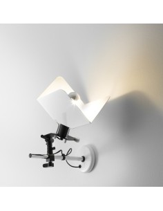 LAMPADA A PARETE/SOFFITTO STILNOVO TRIEDO WALL BIANCO 2