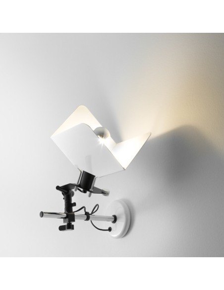 LAMPADA A PARETE/SOFFITTO STILNOVO TRIEDO WALL BIANCO