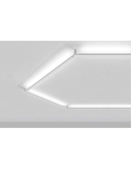 LAMPADA A PARETE/SOFFITTO STILNOVO XILEMA SYSTEM LINEAR LIGHT BIANCO