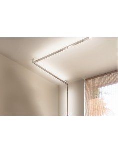 LAMPADA A PARETE/SOFFITTO STILNOVO XILEMA SYSTEM LINEAR LIGHT BIANCO 2