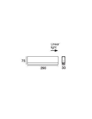 LAMPADA A PARETE/SOFFITTO STILNOVO XILEMA SYSTEM DRIVER 1 USCITA BIANCO