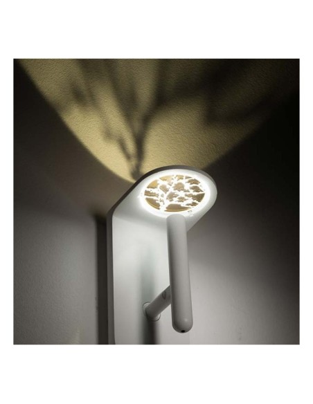 LAMPADA A PARETE STILNOVO 2NIGHTS CON FILTRI LUCE INCLUSI BIANCO / BIANCO