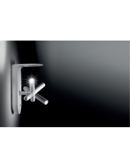 LAMPADA A PARETE STILNOVO 2NIGHTS CON FILTRI LUCE INCLUSI BIANCO / ORO ROSA