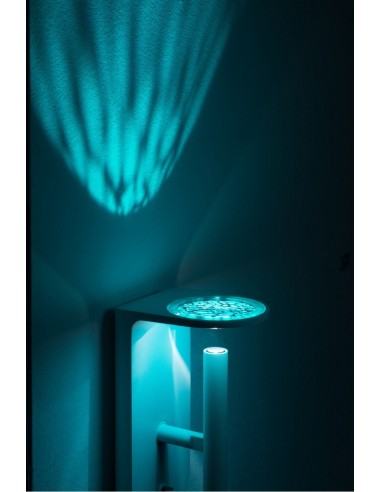 LAMPADA A PARETE STILNOVO 2NIGHTS SWITCH CON FILTRI LUCE INCLUSI BIANCO / BIANCO