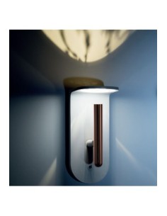 LAMPADA A PARETE STILNOVO 2NIGHTS SWITCH CON FILTRI LUCE INCLUSI BIANCO / ORO ROSA 2