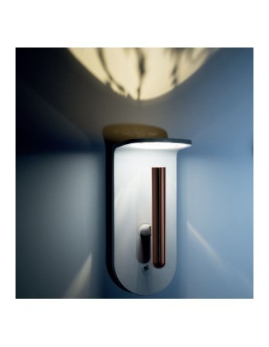 LAMPADA A PARETE STILNOVO 2NIGHTS SWITCH CON FILTRI LUCE INCLUSI BIANCO / ORO ROSA