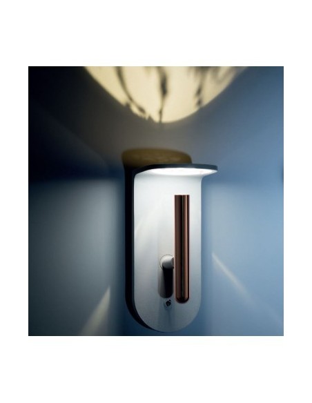 LAMPADA A PARETE STILNOVO 2NIGHTS SWITCH CON FILTRI LUCE INCLUSI BIANCO / ORO ROSA