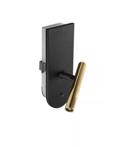 LAMPADA A PARETE STILNOVO 1NIGHTS SWITCH NERO / ORO