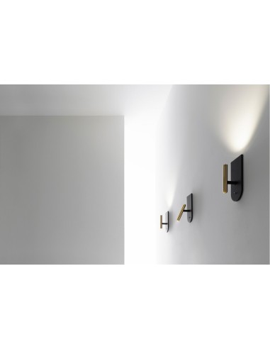 LAMPADA A PARETE STILNOVO 1NIGHTS SWITCH NERO / ORO