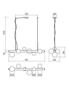 LAMPADA A SOSPENSIONE GOJI 2