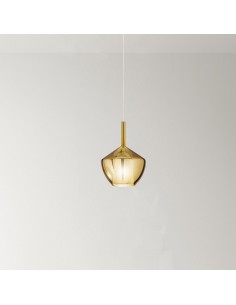 RAIN SOSPENSIONE ORO SPECCHIATO, VETRO BOROSILICATO