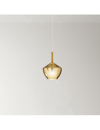 RAIN SOSPENSIONE ORO SPECCHIATO, VETRO BOROSILICATO