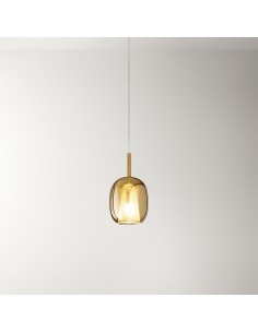 RAIN SOSPENSIONE ORO SPECCHIATO, VETRO BOROSILICATO