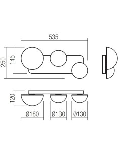 LAMPADA APPLQUE LUMIEN 2