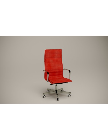 ARGENTA SEMI-DIREZIONALE ALTA TAPPEZZATA PELLE ROSSA