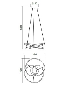 LAMPADA A SOSPENSIONE SINTRA BIANCO OPACO 2