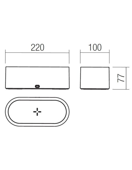LAMPADA DA TAVOLO LUMERA CON RICARICA WIRELESS