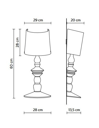 ALI E BABA APPLIQUE IN CERAMINA BIANCO LUCIDO